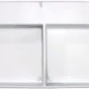 B&w-luxury Sentire Meubelwastafel 120x45 Cm. Z/kr.gat M/overloop Wit