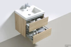 Badkamermeubelset Sanilux Trendline 80x47x50 Cm Light Wood -Duravit Verkoop 18060 l wood 3 3 1 1