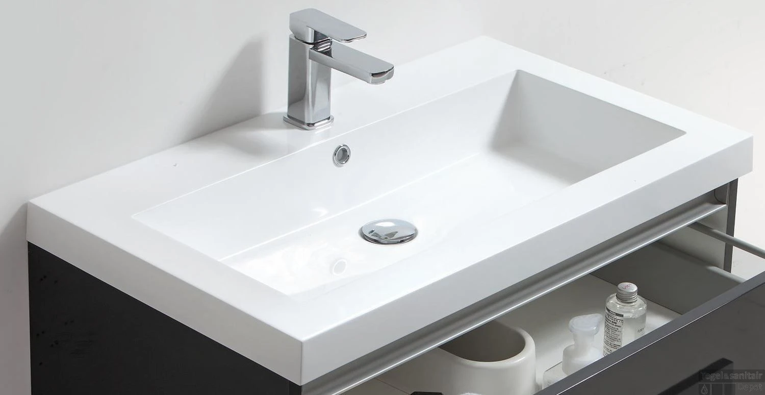 Badkamermeubelset Sanilux Trendline 60x47x50 Cm Light Wood 6 Badkamermeubelset Sanilux Trendline 60x47x50 Cm Light Wood - Afbeelding 6