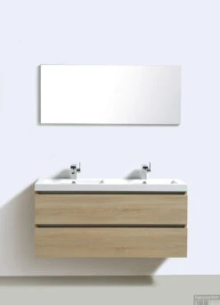 Badkamermeubelset Sanilux Trendline 120x47x50 Cm Light Wood