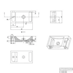 Fonteinkast Vision Met Hardstenen Fontein 40cm Grey Oak -Duravit Verkoop 39.3500 1 2