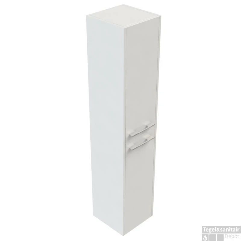 B&w-luxury Frisky Kast Hoog 35x35x170 Cm. Deur Links/rechts Wit Gelakt 01 1 B&w-luxury Frisky Kast Hoog 35x35x170 Cm. Deur Links/rechts Wit Gelakt 01