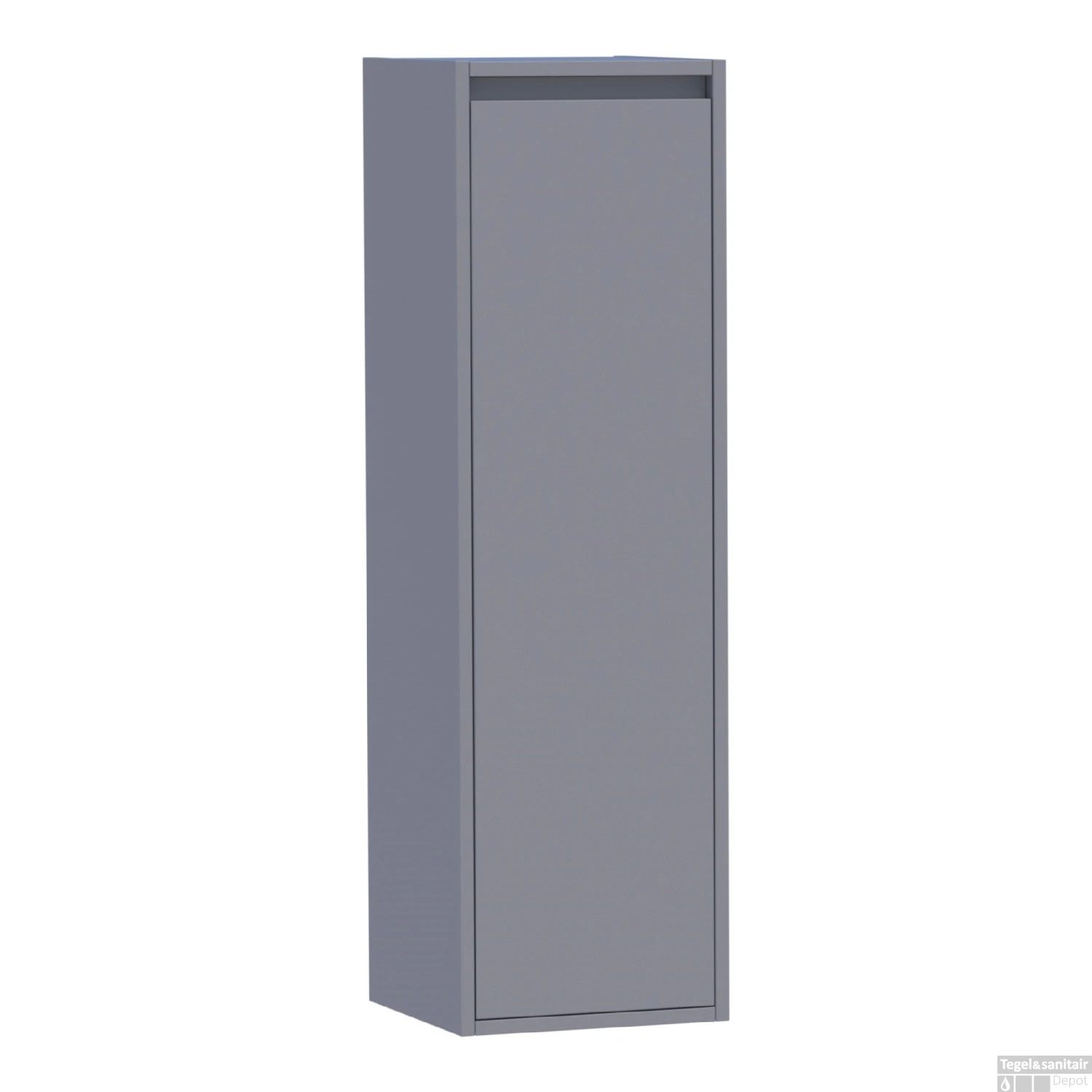 Hoge Kast NEXXT Exclusive Line Linksdraaiend 120x35x35 Cm Mat Grijs