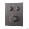 Afbouwdeel Inbouwthermostaat BWS Caral Klik Pro 2-weg Gunmetal