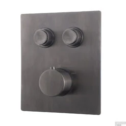 Afbouwdeel Inbouwthermostaat BWS Caral Klik Pro 2-weg Gunmetal