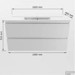 MONDIAZ AIVY 100cm Badmeubel Urban, Wastafel Glanzend Wit Keramiek Midden 1 Kraangat Met Spiegel -Duravit Verkoop aivy 100cm badmeubel wastafel keramiek midden maatttekening 15020014477028