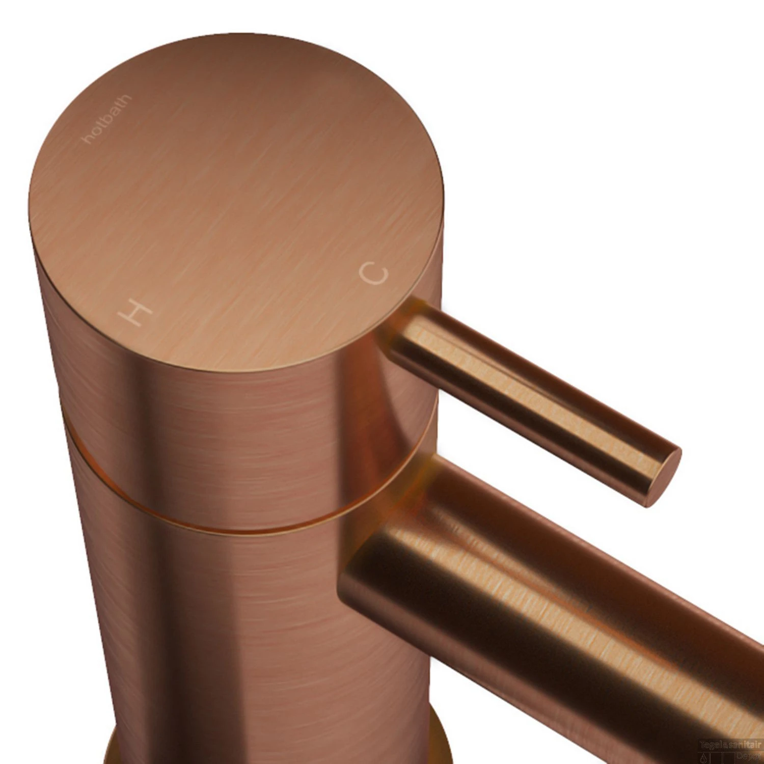 Douchethermostaat Hotbath Cobber Onderaansluiting 2-knop Geborsteld Koper 2 Douchethermostaat Hotbath Cobber Onderaansluiting 2-knop Geborsteld Koper - Afbeelding 2