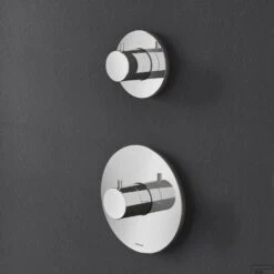 Douchethermostaat Hotbath Buddy Inbouw 1 Stopkraan Chroom (excl. Inbouwdeel)