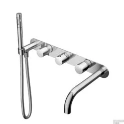 Badthermostaat Hotbath Buddy Inbouw 2-stop Met Uitloop Chroom -Duravit Verkoop b062cr badthermostaat hotbath buddy inbouw 2 stop met uitloop chroom shop