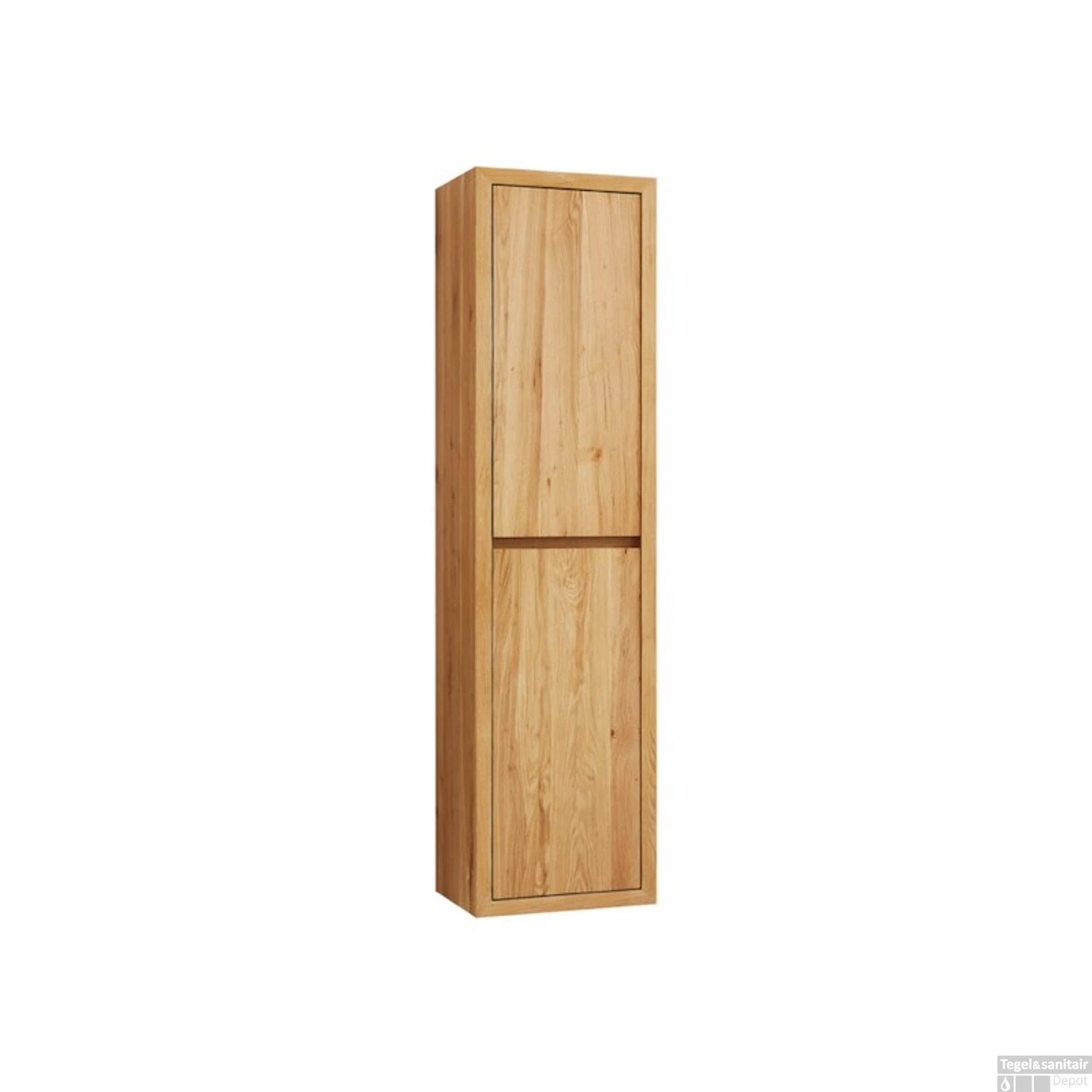 Badkamerkast Casajoy Oxford 40x30x160cm Naturel Eiken 1 Badkamerkast Casajoy Oxford 40x30x160cm Naturel Eiken