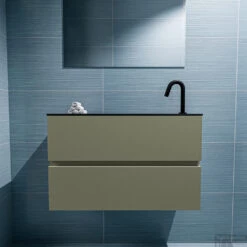 MONDIAZ ADA 80cm Toiletmeubel Army. LEX Wastafel Urban Rechts 1 Kraangat -Duravit Verkoop badkamermeubel ada army model lex urban front 0017