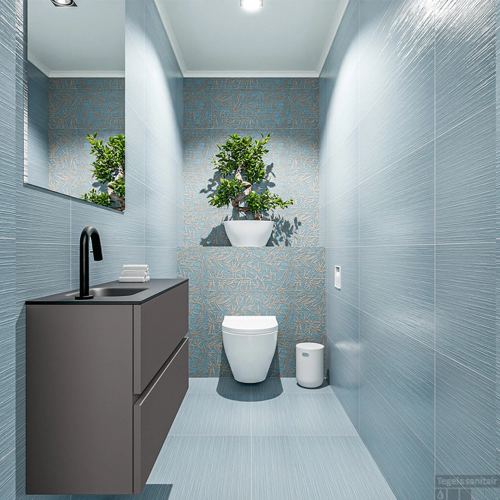 MONDIAZ ADA 80cm Toiletmeubel Dark Grey. LEX Wastafel Urban Links 1 Kraangat 2 MONDIAZ ADA 80cm Toiletmeubel Dark Grey. LEX Wastafel Urban Links 1 Kraangat - Afbeelding 2