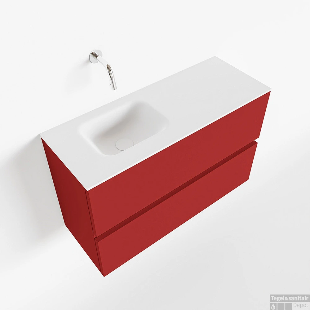 MONDIAZ ADA 80cm Toiletmeubel Fire. LEX Wastafel Talc Links Zonder Kraangat 1 MONDIAZ ADA 80cm Toiletmeubel Fire. LEX Wastafel Talc Links Zonder Kraangat