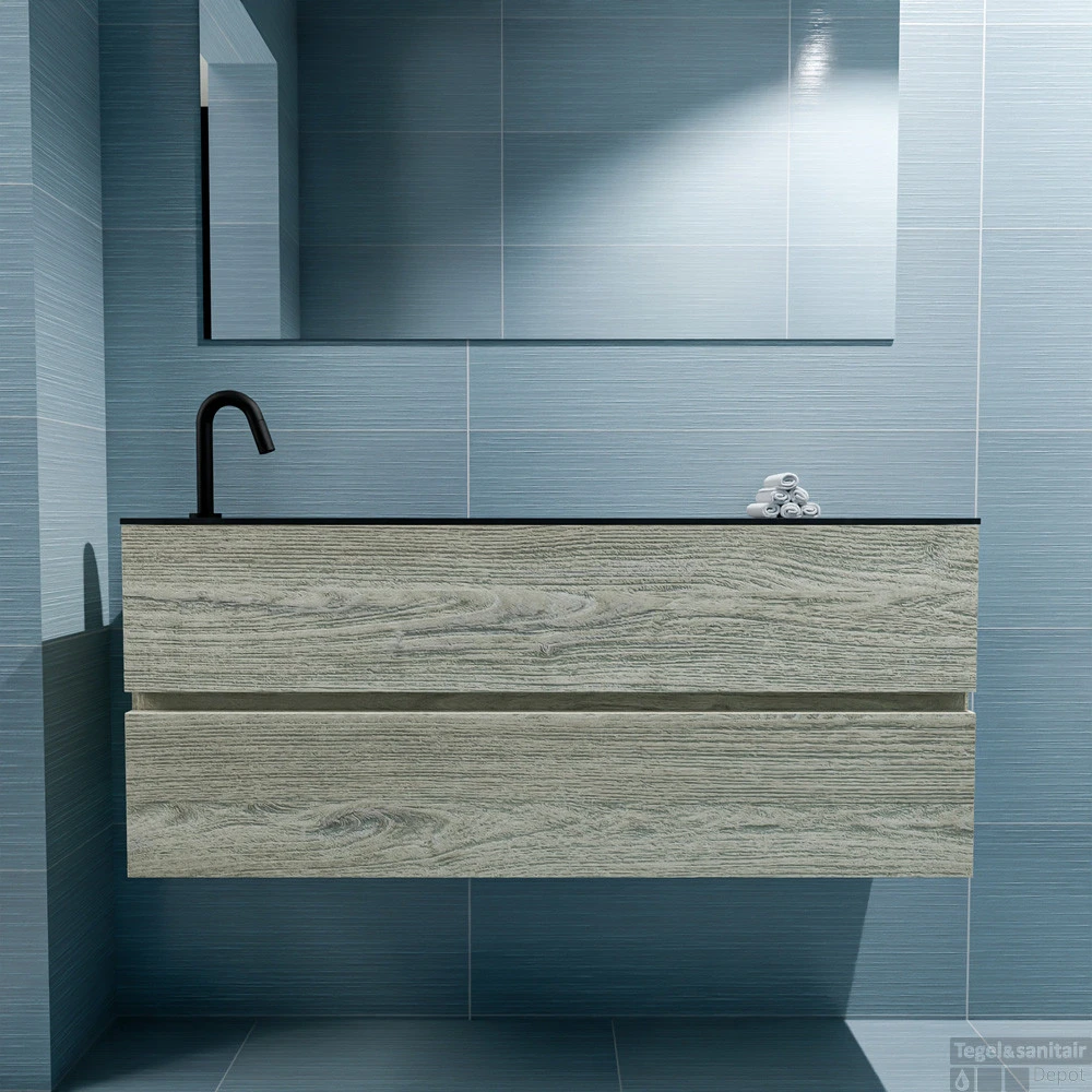 MONDIAZ ADA 120cm Toiletmeubel Light Brown Grey. LEX Wastafel Urban Links 1 Kraangat 4 MONDIAZ ADA 120cm Toiletmeubel Light Brown Grey. LEX Wastafel Urban Links 1 Kraangat - Afbeelding 4