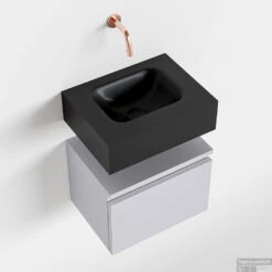 MONDIAZ ANDOR 40cm Toiletmeubel Cale. LEX 40cm Wastafel Urban Midden Geen Kraangat