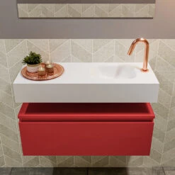 MONDIAZ ANDOR 80cm Toiletmeubel Fire. LEX 80cm Wastafel Talc Rechts 1 Kraangat 8 MONDIAZ ANDOR 80cm Toiletmeubel Fire. LEX 80cm Wastafel Talc Rechts 1 Kraangat -Duravit Verkoop badkamermeubel andor fire model lex vrijhangend talc front 0019