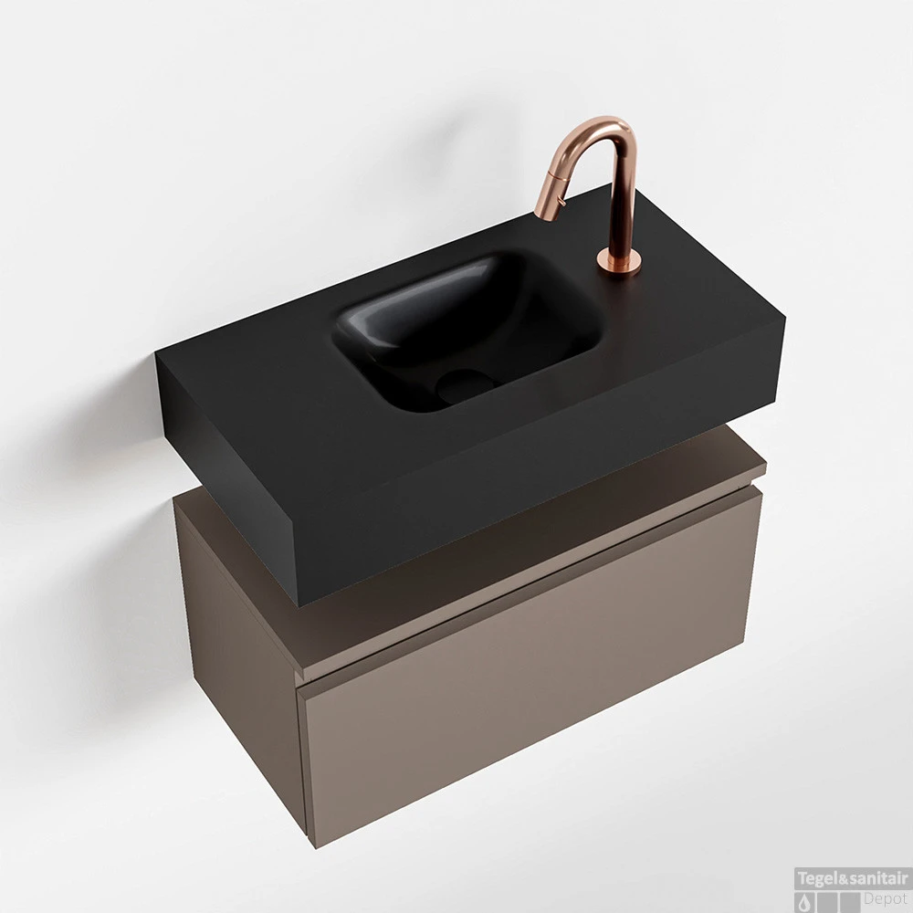 MONDIAZ ANDOR 60cm Toiletmeubel Smoke. LEX 60cm Wastafel Urban Midden 1 Kraangat 1 MONDIAZ ANDOR 60cm Toiletmeubel Smoke. LEX 60cm Wastafel Urban Midden 1 Kraangat