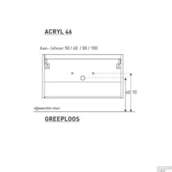 Badkamermeubel BWS Pepper Wastafel Acryl Incl Spiegelkast 2 Deurs Zonder Kraangat 80x55x46 Cm Antraciet -Duravit Verkoop badkamermeubel bws pepper wastafel acryl incl spiegelkast 2 deurs zonder kraangat 80x55x46 cm antraciet tech