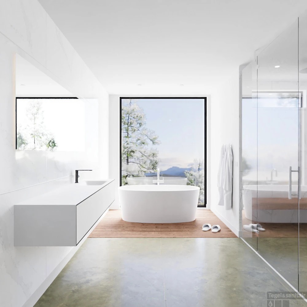 Badkamermeubelset Mondiaz LAGOM 180 Cm Rechtse Wastafel Solid Surface Met 1 Kraangat Mat Zwart (2 Laden) 3 Badkamermeubelset Mondiaz LAGOM 180 Cm Rechtse Wastafel Solid Surface Met 1 Kraangat Mat Zwart (2 Laden) - Afbeelding 3