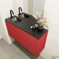 MONDIAZ OLAN 100cm Toiletmeubel Fire. LEX Wastafel Urban Links 1 Kraangat 7 MONDIAZ OLAN 100cm Toiletmeubel Fire. LEX Wastafel Urban Links 1 Kraangat -Duravit Verkoop badkamermeubel olan fire model lex urban right 0021