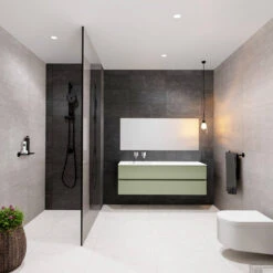 Badkamermeubel Solid Surface BWS Stockholm 150x46 Cm Links Mat Groen (zonder Kraangat) -Duravit Verkoop badkamermeubel solid surface bws stockholm 150x46 cm links mat groen zonder kraangat pc75341401 00405 1