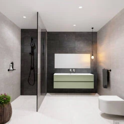 Badkamermeubel Solid Surface BWS Stockholm 150x46 Cm Midden Mat Groen (zonder Kraangat) -Duravit Verkoop badkamermeubel solid surface bws stockholm 150x46 cm midden mat groen zonder kraangat pc75341400 00404