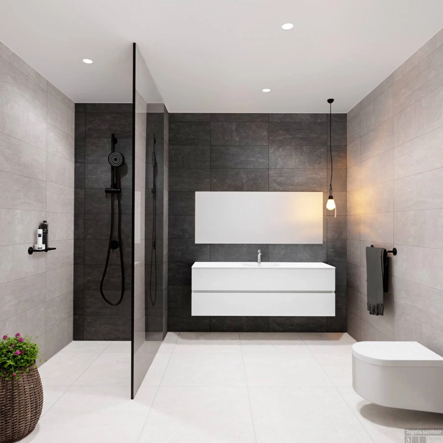 Badkamermeubel Solid Surface BWS Stockholm 150x46 Cm Midden Mat Wit (met 1 Kraangat) - Afbeelding 5