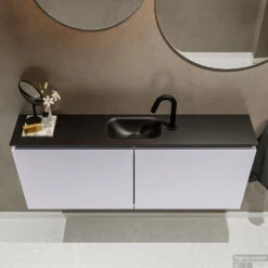 MONDIAZ TURE 120cm Toiletmeubel Cale. EDEN Wastafel Urban Midden 1 Kraangat -Duravit Verkoop badkamermeubel ture cale model eden urban top 0025