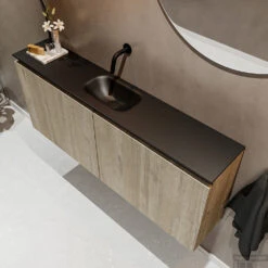 MONDIAZ TURE 120cm Toiletmeubel Light Brown Grey. EDEN Wastafel Urban Midden Geen Kraangat 7 MONDIAZ TURE 120cm Toiletmeubel Light Brown Grey. EDEN Wastafel Urban Midden Geen Kraangat -Duravit Verkoop badkamermeubel ture light brown grey model eden urban sidetop 00026