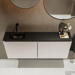 MONDIAZ TURE 120cm Toiletmeubel Linen. EDEN Wastafel Urban Links Geen Kraangat -Duravit Verkoop badkamermeubel ture linen model eden urban top 0028