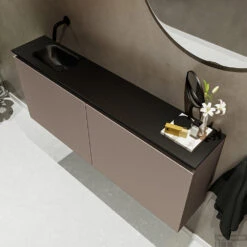 MONDIAZ TURE 120cm Toiletmeubel Smoke. EDEN Wastafel Urban Links Geen Kraangat -Duravit Verkoop badkamermeubel ture smoke model eden urban sidetop 0028