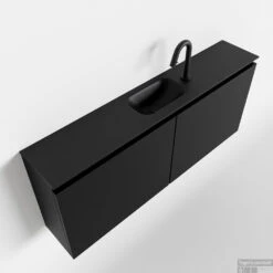 MONDIAZ TURE 120cm Toiletmeubel Urban. EDEN Wastafel Urban Midden 1 Kraangat