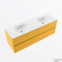 MONDIAZ VICA 140cm Badmeubel Onderkast Ocher 2 Lades. Wastafel MOON Dubbel 2 Kraangaten, Kleur Talc. 10 MONDIAZ VICA 140cm Badmeubel Onderkast Ocher 2 Lades. Wastafel MOON Dubbel 2 Kraangaten, Kleur Talc. -Duravit Verkoop badkamermeubel vica ocher moon talc google2 0041