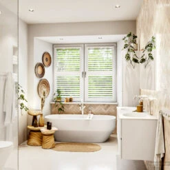 MONDIAZ VICA 140cm Badmeubel Onderkast Talc 4 Lades. Wastafel Moon Dubbel 2 Kraangaten, Kleur Talc Met Spiegel LED. -Duravit Verkoop badkamermeubel vica talc moon talc set3 0068