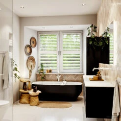 MONDIAZ VICA 180cm Badmeubel Onderkast Urban 4 Lades. Wastafel CLOUD Links Zonder Kraangat, Kleur Talc. -Duravit Verkoop badkamermeubel vica urban cloud talc set3 0093