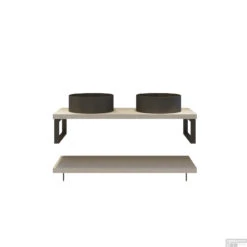 Badkamermeubelset BWS Eiken Massief Hout Bovenblad Recht 140 Cm Wit -Duravit Verkoop badkamermeubelset bws eiken massief hout bovenblad recht 140 cm wit shop