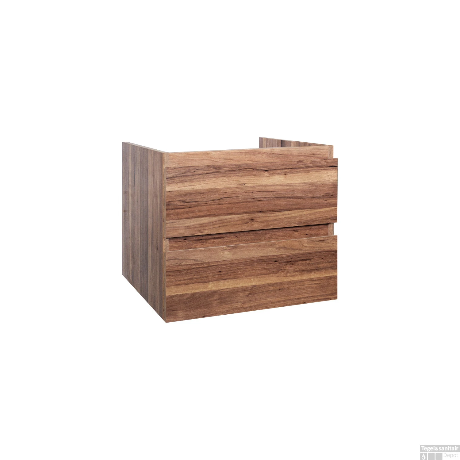Badkamermeubelset Boss & Wessing Sally 60 Cm Twee Soft-Close Lades Eiken - Afbeelding 7
