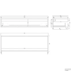 Badkamermeubelset Gliss Design Calypso 120 Cm Mat Zwart 8 Badkamermeubelset Gliss Design Calypso 120 Cm Mat Zwart -Duravit Verkoop badkamermeubelset gliss design calypso 140 cm mat zwart tech2 3