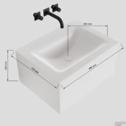 Badkamermeubelset Mondiaz LAGOM 70 Cm Met Gecentreerde Wastafel Solid Surface Zonder Kraangaten Mat Zwart (1 Lade) -Duravit Verkoop badkamermeubelset mondiaz lagom 70 cm led midden wastafel solid surface zonder kraangaten mat zwart 1 lade tech