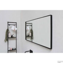 Badkamerspiegel BWS Salt 100x60 Cm Zwart