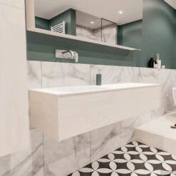 Tegeldepot Woonwinkel -Duravit Verkoop badmeubel bws wit 150 cm links 1ld 0krg detail