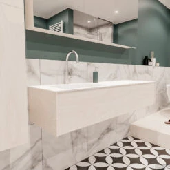 Tegeldepot Woonwinkel -Duravit Verkoop badmeubel bws wit 150 cm links 1ld 1krg detail