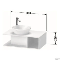 Badmeubel Duravit D-Neo Wand 80x48x26 Cm Rechts Mat Noten (Donker) 7 Badmeubel Duravit D-Neo Wand 80x48x26 Cm Rechts Mat Noten (Donker) -Duravit Verkoop badmeubel duravit d neo wand 800x480x260 mm rechts mat noten donker tech