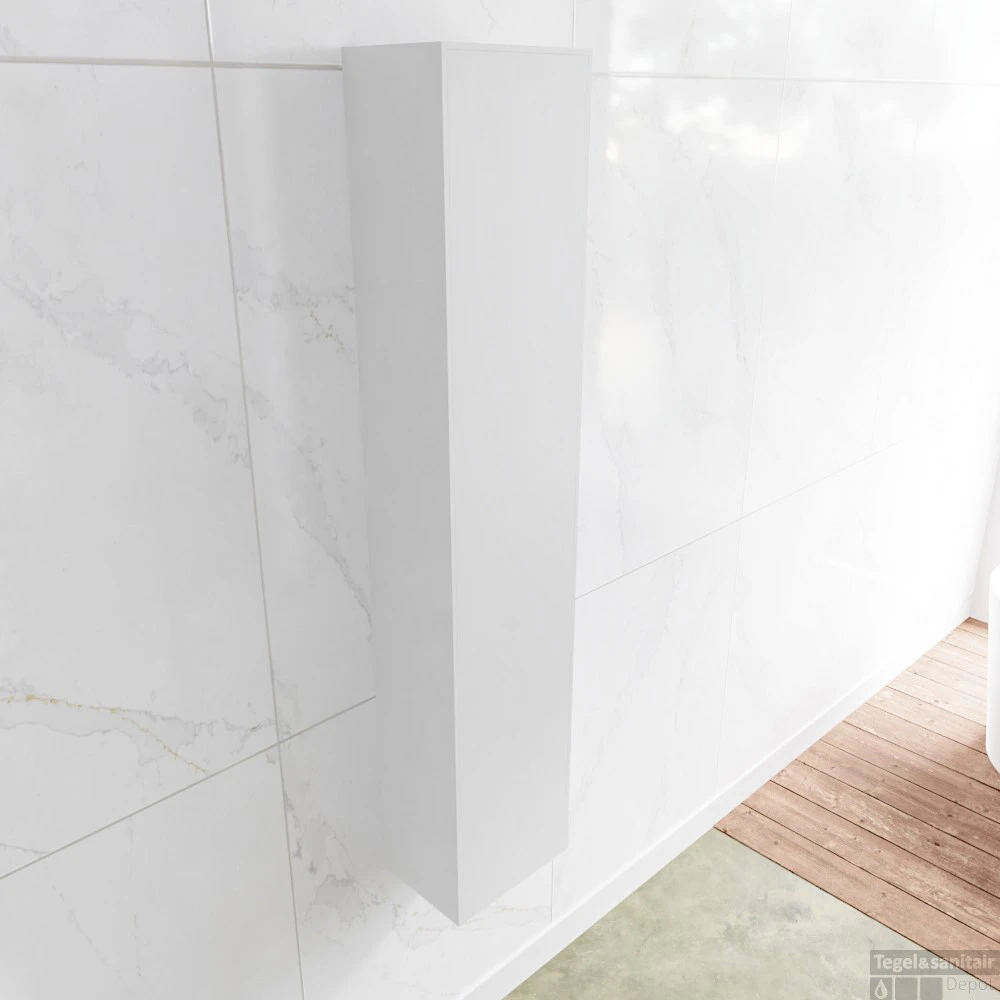 Kolomkast Mondiaz LAGOM 150cm Opbouw Linksdraaiend Mat Wit 2 Kolomkast Mondiaz LAGOM 150cm Opbouw Linksdraaiend Mat Wit - Afbeelding 2