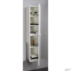 Badmeubelkast Boss & Wessing Pepper Hoge Kast Greeploos 2 Deuren 145x30x30 Cm Wit 6 Badmeubelkast Boss & Wessing Pepper Hoge Kast Greeploos 2 Deuren 145x30x30 Cm Wit -Duravit Verkoop badmeubelkast boss wessing pepper hoge kast greeploos 2 deuren 145x30x30 cm wit detail