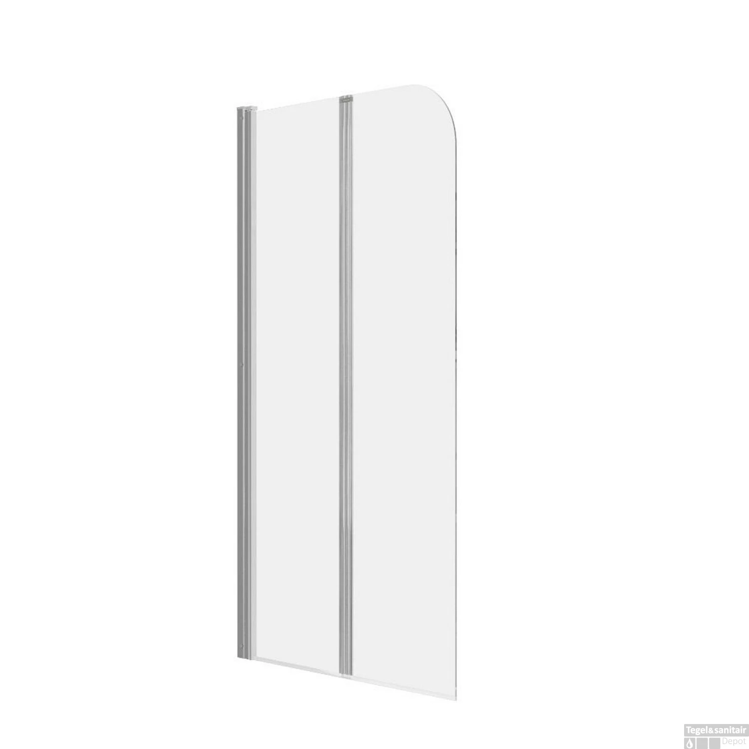 Badwand Allibert Kordo 80-82x140 Cm Chroom 1 Badwand Allibert Kordo 80-82x140 Cm Chroom