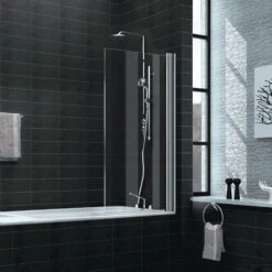 Badwand Wiesbaden Muurprofiel 80x150cm 6mm NANO Coating