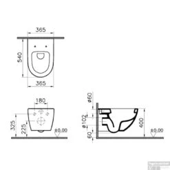 Grohe Rapid SL Toiletset Set14 B&W Zero Diepspoel Met Grohe Arena Of Skate Drukplaat -Duravit Verkoop boss en wessing sero diepspoel plg0271790 tech 2