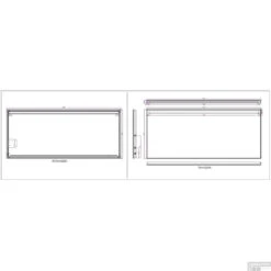 BWS Ambi Two LED Spiegel Dimbaar Condensvrij 140x60 Cm -Duravit Verkoop bws ambi ledspiegel dimbaar one condensvrij 140x60 cm tech