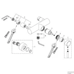 BWS Douchemengkraan Chepri Chroom 6 BWS Douchemengkraan Chepri Chroom -Duravit Verkoop bws douchemengkraan chepri chroom tech
